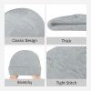 I Love My Cougar Girlfriend Knit Hat Winter Beanie Hats Men Women Slouchy Funny Hat Gray view 4