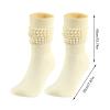 5 Pairs Slouch Socks Women Thigh High Boot Socks Soft Cozy Scrunch Socks Women Winter Knee High (Dark Gray, One Size) view 4