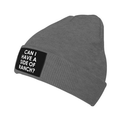Can I Get A Side of Ranch Knit Hat Winter Beanie Hats Men Women Slouchy Funny Hat Deep Heather