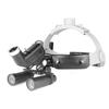 6X-R Portable Lab LED Light Led Headlamps Binocular Loupes & Aluminum Box view 2