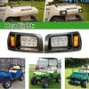 BestAccess Golf Cart Club Car DS Deluxe Light Kit with Upgrade LED Headlight, Taillight with Turn Signals, Horn, Brake Pad Compatible with Club Car DS1993&UP Golf cart Light view 2