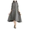 Dressnu Women's Dresses Thickened Long Loose A-line Dresses Show Grey L view 1