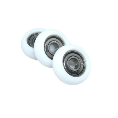 SCHAAN 4 Pieces 8x32x12 Rowing seat Wheel OD 32mm Rowing Machine POM Pulley BSR60832-12 8 * 32 * 12 Rowing Machine Roller