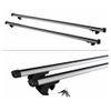 EIDZADK 2pcs Roof Rack Mount Top Rail Crossbar Luggage Carrier Set Aluminum Silver for Mitsubishi for Diamante 1995 for Montero Sport 1997-2004 for Outlander 2003-2012 view 2
