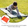 INOOMP Outdoor Sliding Toy Winter Sled Ski Mat for Family Fun Lightweight Snowboard Blanket Durable Design for Boys and Girls and Adults view 3
