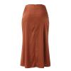 Satin Skirts for Women Midi Length Silk Skirt Elegant High Waisted Midi Skirt Flowy A-Line Flared Cocktail Party Long Skirts Brown view 4