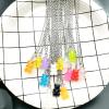 925 sterling Silver Bear Necklace Handmade Colorful Cute Gummy Bear Cartoon, Bear Chain Necklaces, Candy Color Pendant For Women Daily Jewelry Presents Show Care For Your Charm People view 2