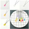 925 sterling Silver Bear Necklace Handmade Colorful Cute Gummy Bear Cartoon, Bear Chain Necklaces, Candy Color Pendant For Women Daily Jewelry Presents Show Care For Your Charm People view 4