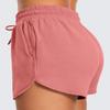 CRZ YOGA Women's Casual Sweat Shorts - 3.5'' Athletic Summer Comfy Cotton for Lounge Gym Jersey with Pockets Briar Rose XX-Small view 3