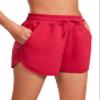 CRZ YOGA Women's Casual Sweat Shorts - 3.5'' Athletic Summer Comfy Cotton for Lounge Gym Jersey with Pockets Viva Magenta Medium view 1