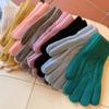 Flush of Dawn Lovely Winter Gloves Thickened Knitting Wool Gloves Touchscreen Cold Proof Gloves Outdoor Women Cycling Warm Gloves (Sky blue) view 4