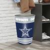 FANMATS 34645 NFL - Dallas Cowboys Wastebasket | Navy Blue | 15"x10.5"x10.5" | Primary Logo, Helmet, & Wordmark view 2