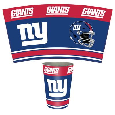 FANMATS 34720 NFL - New York Giants Wastebasket | Blue | 15"x10.5"x10.5" | Primary Logo, Helmet, & Wordmark
