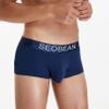 BreakEgg Mens Underwear Boxer Briefs Comfort Soft and Breathable Ice Silk Boxer Briefs for Men Underwear Trunks (Large,Dark blue) view 3
