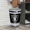 FANMATS 34685 NFL - Las Vegas Raiders Wastebasket | Black | 15"x10.5"x10.5" | Primary Logo, Helmet, & Wordmark view 2