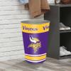 FANMATS 34705 NFL - Minnesota Vikings Wastebasket | Purple | 15"x10.5"x10.5" | Primary Logo, Helmet, & Wordmark view 2