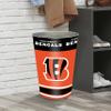 FANMATS 34635 NFL - Cincinnati Bengals Wastebasket | Orange | 15"x10.5"x10.5" | Primary Logo, Helmet, & Wordmark view 2
