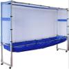 DKULMN Table Tennis Ball Collection Net, Table Tennis Ball Catch Net, Practice Net Attaches to Ping Pong Table for Ping Pong Robots, Serves and Multi-Ball Training,Blue view 1