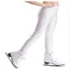 dPois Kids Girls Skating Pants Figure Ice Skating Tights Skate Gymnastic Dance Performance Leggings Activewear White 6 Years view 2