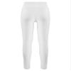 Jugaoge Kids Girls Figure Ice Skating Pants Skating Tights High Waist Crystals Sports Training Leggings White 14 Years view 3