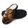 KUYT Camo Deer Women's Slipper Non Slip Comfortable Winter Warm Home House Shoes view 4