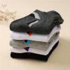 Dninmim 5 Pairs/Lot Spring Autumn Mens Long Tube Cotton Socks Outdoor Casual Sports Socks 3 gray9 2 white EU-38-43 view 2