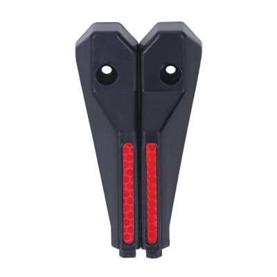 RiToEasysports 1 Pair Electric Scooter Rear Side Wheel Cover,Reflective Strip Left Right Rear Cover compatible with Electric Scooter