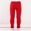 dPois Kids Girls Skating Pants Figure Ice Skating Tights Skate Gymnastic Dance Performance Leggings Activewear Burgundy 12 Years view 3
