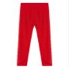 dPois Kids Girls Skating Pants Figure Ice Skating Tights Skate Gymnastic Dance Performance Leggings Activewear Burgundy 12 Years view 4