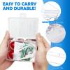 yasuwekik 12 Pack Mini Fishing Kits Bulk Small Emergency Survival Fishing Kits Outdoor Compact Fishing Tackle Kits with Case for Beginner Christmas Shoebox Fillers for Fishing Party Favors view 3