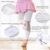 Daydance White Girls Ballet Convertible Tights Soft Stirrup Leggings for Dance, Gymnastics, Under Dress, 60D view 2