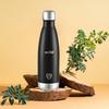 Cello Duro Tuff Steel Series- Swift Double Walled Stainless Steel Water Bottle with Durable DTP Coating, 750ml, Black, Swift-750ml-Black view 2
