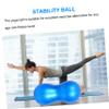 BESPORTBLE Balance Fitness Ball for Boys and Girls Stability Trainer for Exercise and Yoga Non-Slip Surface Includes Pump for Easy Inflation view 2