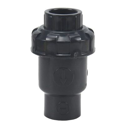lever ball valves,ball valve,1pcs 20 25 32 40 50 63mm UPVC Check Valve,1/2" - 2" Plastic PVC Ball Check Valve,One-Way Valve,Plumbing System Parts (Size:Inner 25mm) (Size : Inner 40mm) (Si ( Color : In