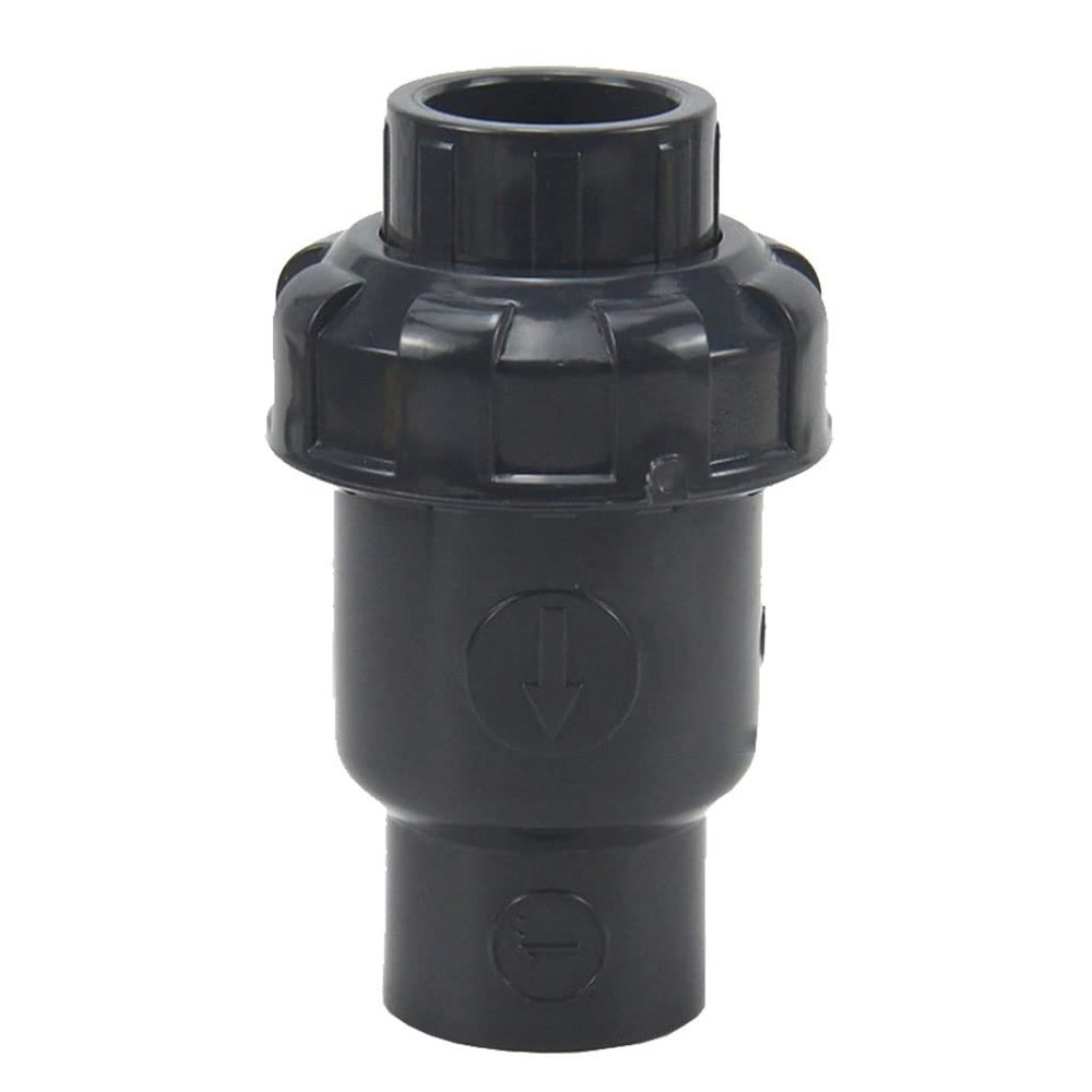 lever ball valves,ball valve,1pcs 20 25 32 40 50 63mm UPVC Check Valve,1/2" - 2" Plastic PVC Ball Check Valve,One-Way Valve,Plumbing System Parts (Size:Inner 25mm) (Size : Inner 40mm) (Si ( Color : In