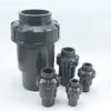 lever ball valves,ball valve,1pcs 20 25 32 40 50 63mm UPVC Check Valve,1/2" - 2" Plastic PVC Ball Check Valve,One-Way Valve,Plumbing System Parts (Size:Inner 25mm) (Size : Inner 40mm) (Si ( Color : In view 3