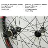 ZECHAO 700C Carbon Fiber Disc Brake Road Wheel Set,20/24H Circular Spokes Circle Height 38/50MM C Brake V Brake Bike Wheel 7-12 Speed 1700g (Color : Red, Size : 38mm) view 2