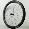 ZECHAO 700C Carbon Fiber Disc Brake Road Wheel Set,20/24H Circular Spokes Circle Height 38/50MM C Brake V Brake Bike Wheel 7-12 Speed 1700g (Color : Red, Size : 38mm) view 4