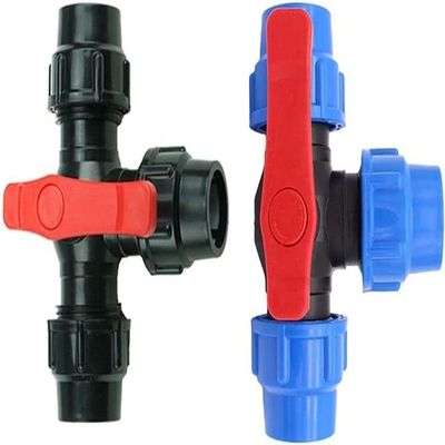 lever ball valves,ball valve,PE Three-Way Quick Connect Valve,Plastic T-Type Valve,Inner Diameter 20/25/32mm Three-Way Ball Valve,1pcs (Size:BK-22mm) (Size : BK22mm) (Size : BL27mm) ( Color : BL22mm )