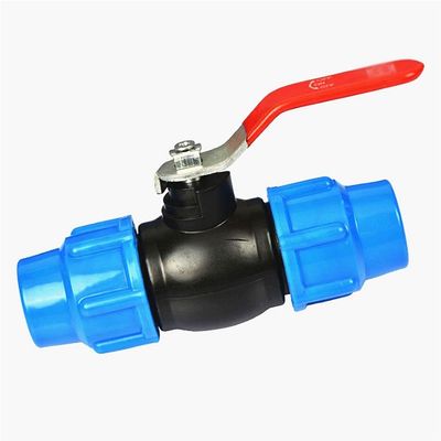 lever ball valves,ball valve,1pcs 20/25/32/40/50/63mm Plastic Water Pipe Steel Handle Quick Valve Connector,PE Tube Ball Valves Accessories (Color:Blue,Size:20mm) (Color : Blu, Size (Colo ( Color : 63