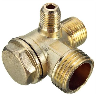 DubMag Lever Ball valves,Ball Valve,Pipe Valve 90 Degree Brass Copper Male Threaded Check Valve Connector Tool for Air Compressor Grit Flap Disc (Color : Parent, Size : OneColor)