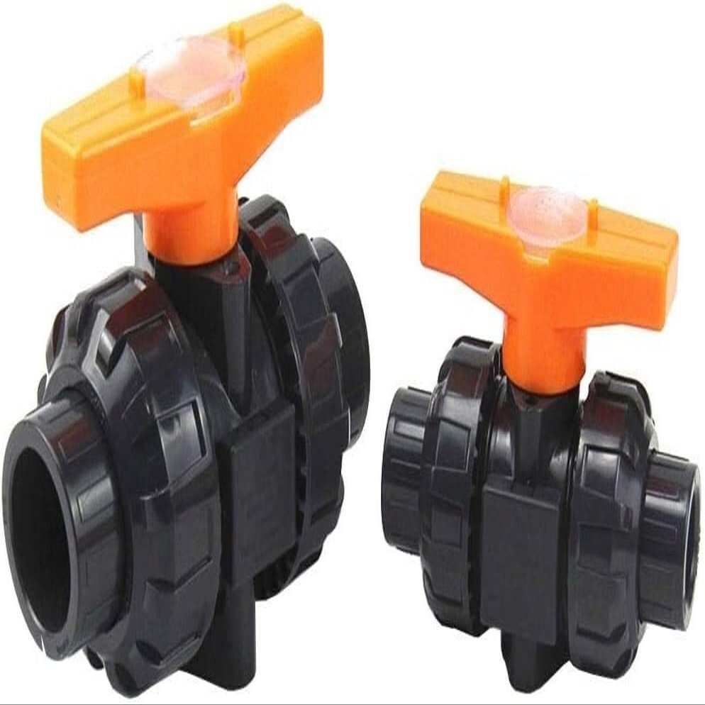 lever ball valves,ball valve,1pcs 20 25 32 40 50mm PVC Ball Valve Union Valve,Plastic Double Rotating Ball Valve Pipe Connector Plumbing Hose Fittings Slip Shut Valve (Size:Inner 40mm) (Si ( Color : I