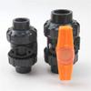 lever ball valves,ball valve,1pcs 20 25 32 40 50mm PVC Ball Valve Union Valve,Plastic Double Rotating Ball Valve Pipe Connector Plumbing Hose Fittings Slip Shut Valve (Size:Inner 40mm) (Si ( Color : I view 4