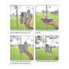 Fockety Climbing Anti Fall Rope Grab, Self Locking Rope Grab Ascender, Alloy Steel Climbing Ascender for Rock Climbing Mountaineering Tree Arborist Expedition Caving view 4