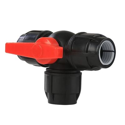 lever ball valves,ball valve,1PCS Ball Valve,1/2" 3/4" 1" 2" Three-Way Plastic Ball Valve,T-Type PE Quick Connect Pipe Quick Connector 20/25/32/40/50/63mm (Color:Blue,Size:25mm) (Color : B ( Color : 2