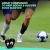 MediCaptain MiniGuards - Mini Shin Guards for Soccer Players - Tiny Shin Pads for Men, Women, Teens - Miniature Shin Guards 3.9 x 2.4 inch - Perfect for High Level Soccer Athletes (Black) view 4
