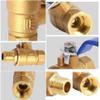 lever ball valves,ball valve,Brass Small Ball Valve 1/8" 1/4'' 3/8'' 1/2'' Female/Male Thread Brass Valve Connector Joint Copper Pipe Fitting Coupler Adapter,2pcs (Size:DN8F*M) (Size : DN2 ( Color : D view 4