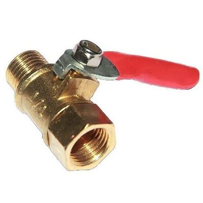 lever ball valves,ball valve,Mini Brass Shut Off Ball Valve,1/8" 1/4'' 3/8'' 1/2'' Female to Male Threaded Air Water Oil Flow Control Plumbing Fitting,1pcs (Size:1/2") (Size : 1/2") (Size ( Color : 1/