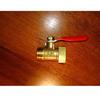 lever ball valves,ball valve,Mini Brass Shut Off Ball Valve,1/8" 1/4'' 3/8'' 1/2'' Female to Male Threaded Air Water Oil Flow Control Plumbing Fitting,1pcs (Size:1/2") (Size : 1/2") (Size ( Color : 1/ view 3