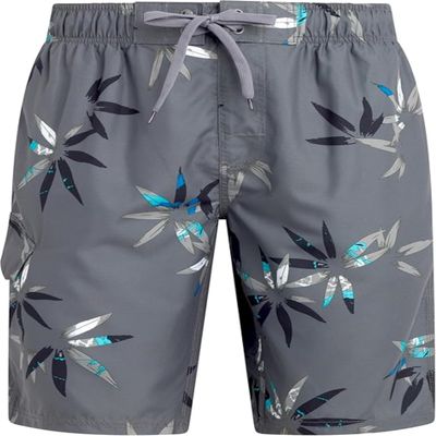 Kanu Surf Mens, Wade Mens Swim Trunks Quick-Dry Swim Shorts Men, 5.5  9 Inch Inseam (Regular & Extended Sizes), Reef Charcoal, Small